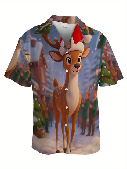 Fun Christmas Button Down Shirt