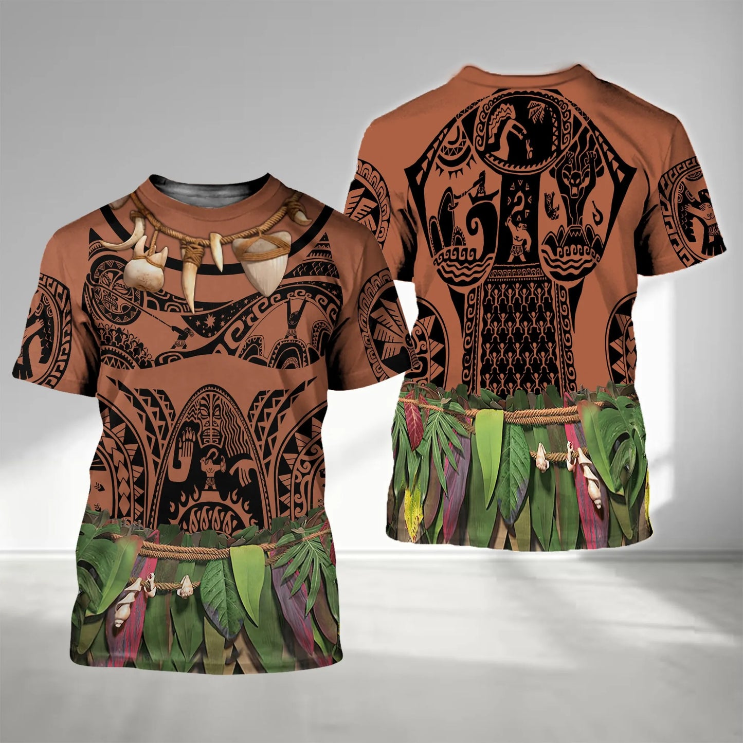 Primitive Halloween Tribal Men's T Shirt - Like "Maui"