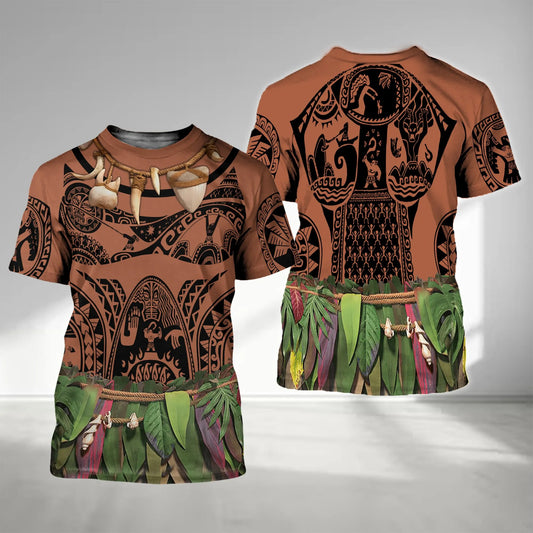 Primitive Halloween Tribal Men's T Shirt - Like "Maui"