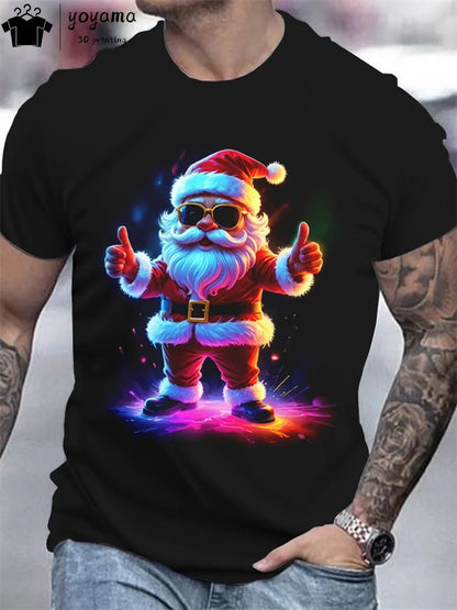Christmas T Shirt Men Father Christmas