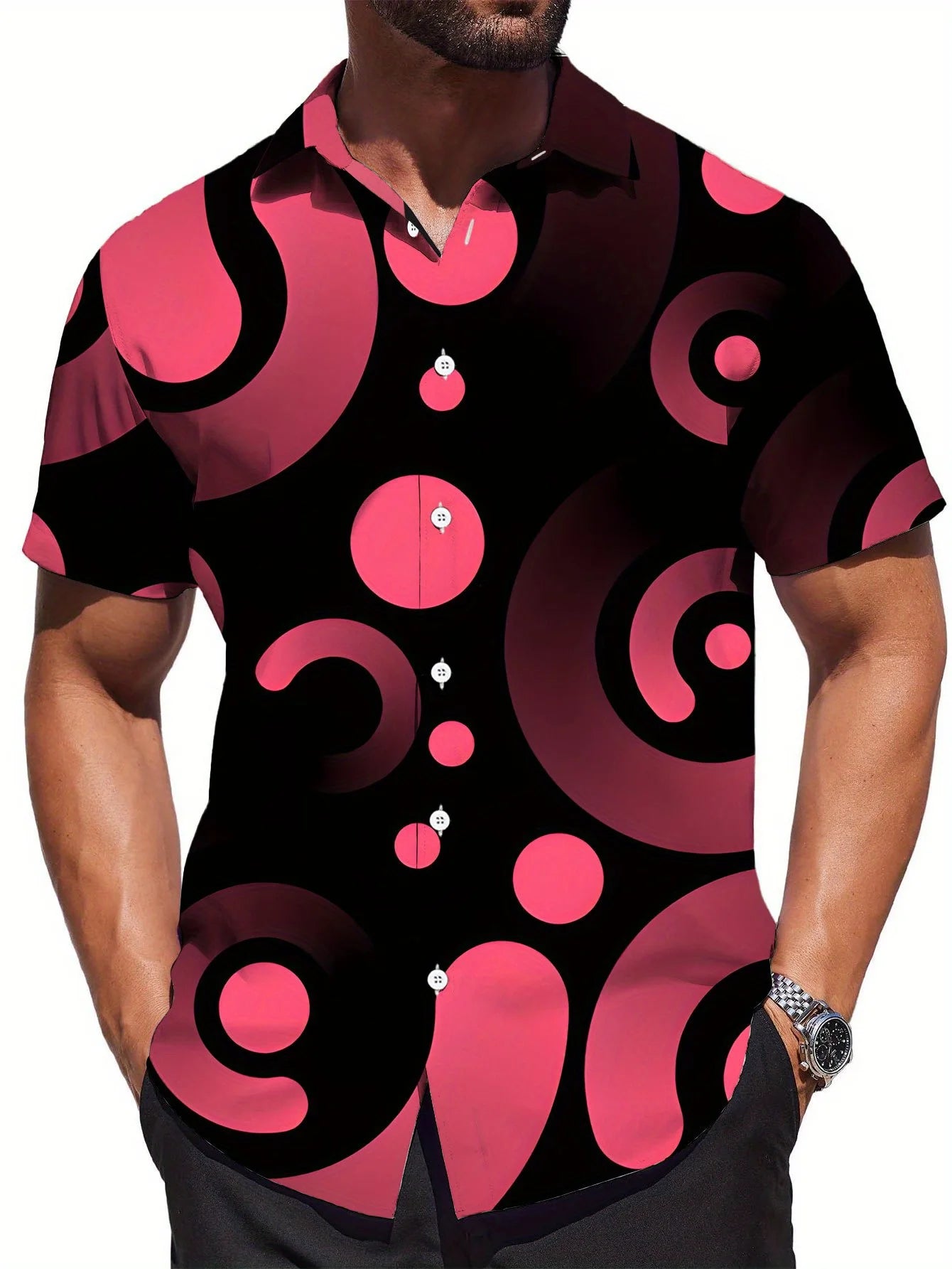 Fun Christmas Button Down Shirt