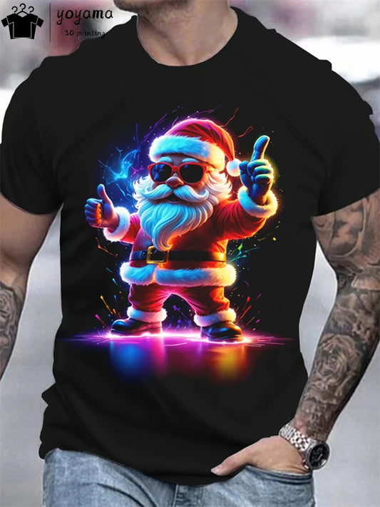 Christmas T Shirt Men Father Christmas