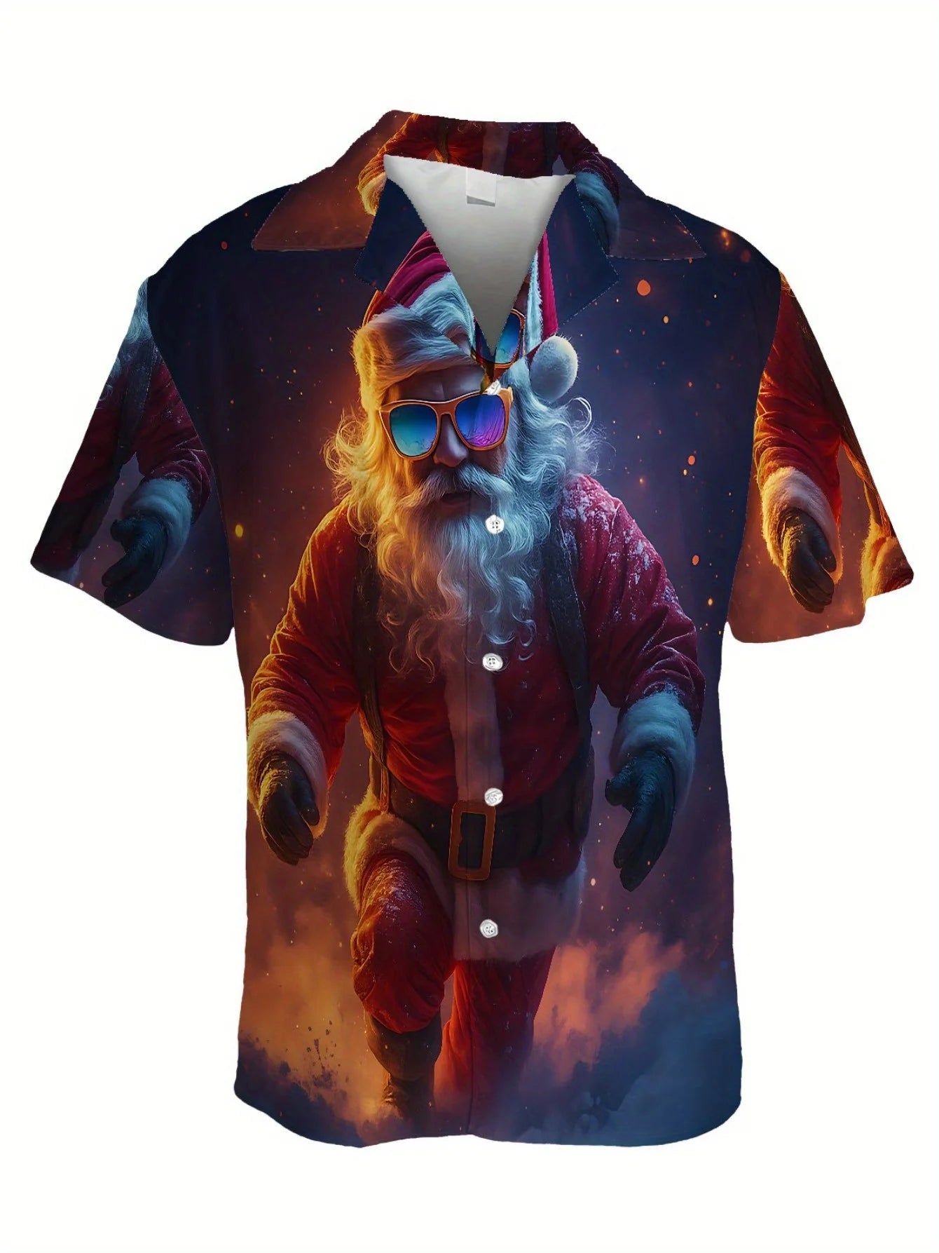 Fun Christmas Button Down Shirt