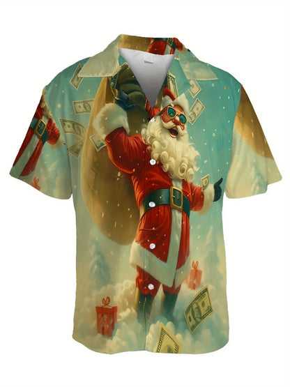 Fun Christmas Button Down Shirt