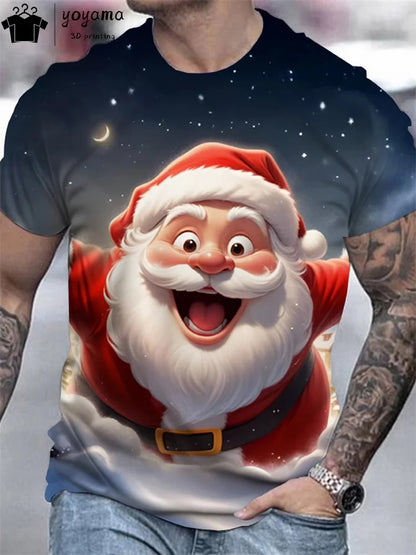 Christmas T Shirt Men Father Christmas