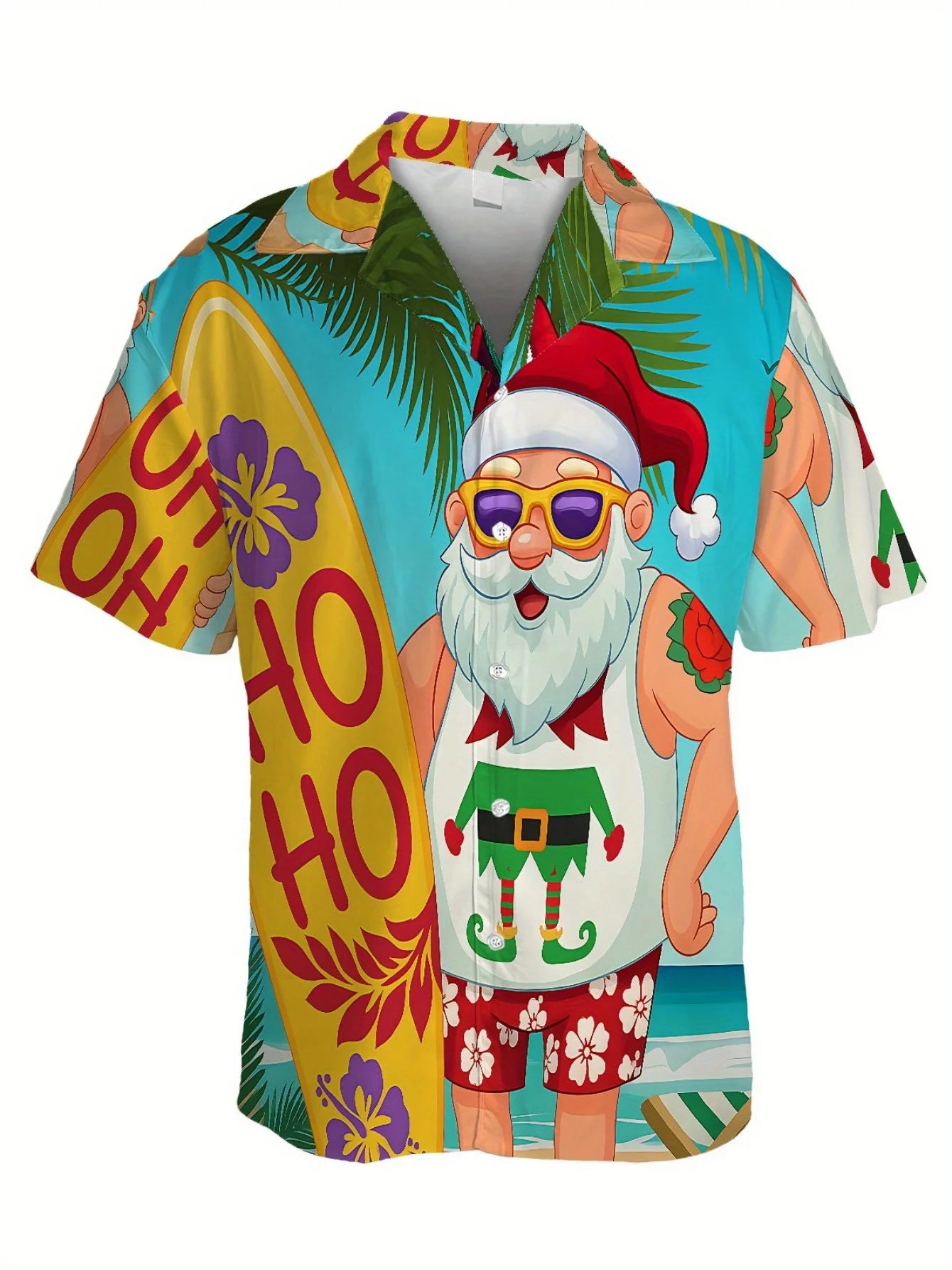 Fun Christmas Button Down Shirt