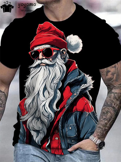 Christmas T Shirt Men Father Christmas
